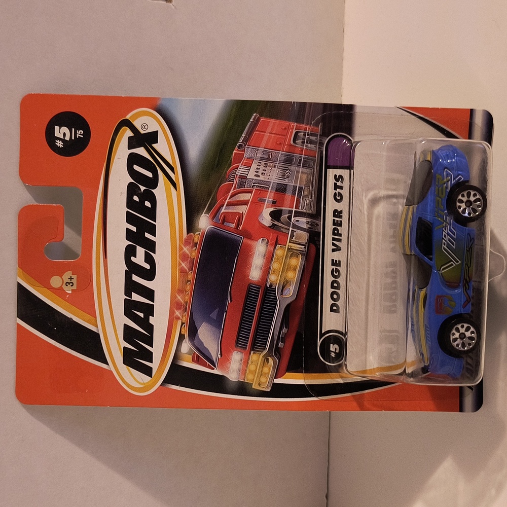 D2 Matchbox Dodge Viper GTS with shipping protector